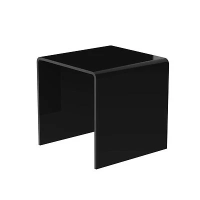 DISPLAYPRO Acrylic Plinths Display Stands Black Perspex Riser Shop Retail Jewellery Display