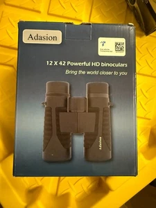 Adasion 12x42 HD Waterproof Binoculars with Smartphone Photograph Adapter NWB - Picture 1 of 4