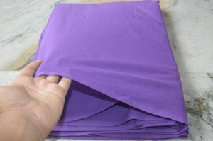 Indian Purple plain Fabric 100% Same as Pictured 100% Pure Cotton 10 Yard ZK-77 - Picture 1 of 12