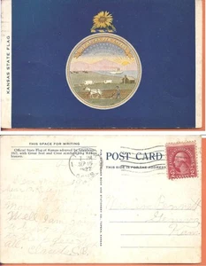 Bandera del estado de Kansas, 1927 - Imagen 1 de 1