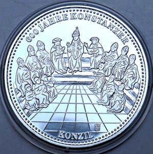 MEDALLA 2014: ACUÑACIÓN ESPECIAL A LA MONEDA DE 10 EUROS: CONCILIO CONSTANTE, Cu-Ni, St S46 - Imagen 1 de 2