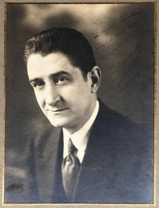 Gabriel Signoret (1878-1937) — photo dédicacée à Matéi Roussou - signée — 1918. - Picture 1 of 3