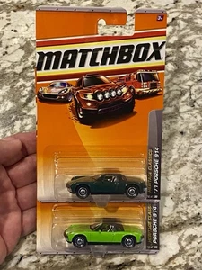 Matchbox Heritage Classics 1971 Porsche 914 (Lot of 2 Green) #16 of 100 - Picture 1 of 3
