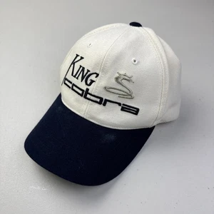 Vintage King Cobra Golf Cap Logo Made USA Strap Back Baseball Dad Hat Wool Blend - Picture 1 of 7