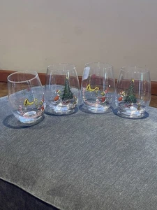 Lenox Grinchmas Bicchieri da Vino Senza Stelo, Set di 4 (12) - Foto 1 di 14