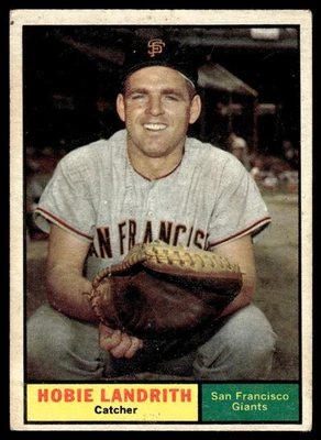 1961 Topps Hobie Landrith San Francisco Giants #114 - Image 1 of 2
