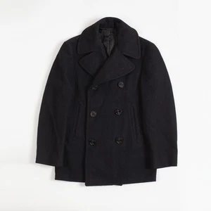 Cappotto corto vintage anni 70 USN arruolato pavone United States Navy taglia 34S - Foto 1 di 8