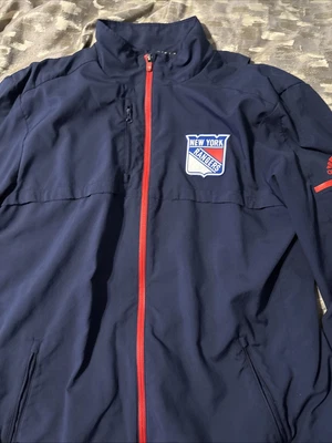 New York Rangers Adidas Pista Chaqueta Talla Grande Foto 1 de 4
