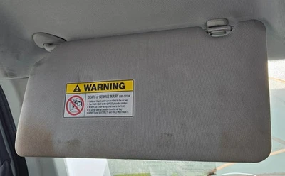 2006-2003 Honda Element Gray Sun Visor Driver Side OEM Cloth Sun Shade Vanity - Image 1 of 3