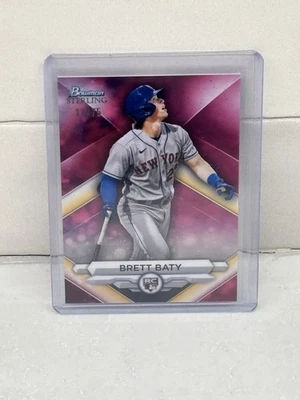 2023 Bowman Sterling - Rookies Brett Baty #BSR-26 Magenta Refractor /75 (RC) - Image 1 of 2