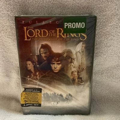 The Lord of The Rings: The Fellowship of The Ring DVD, 2002 Widescreen PROMO NEW - Image 1 of 2