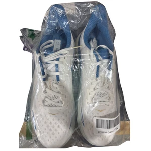 Hoka Clifton 9 Damen Laufschuhe weiß/blau Größe 11D Weite - gebraucht - Bild 1 von 3