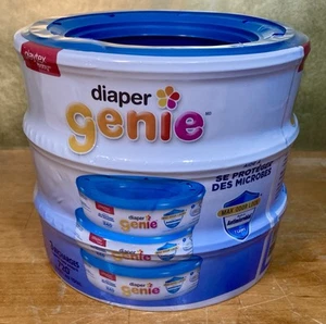 NEW Genuine Playtex Diaper Pail Refill Bags Diaper Genie 3 Pack Holds Up To 720 - Picture 1 of 7