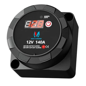 Dual Battery Isolator 12V 140Amp, Voltage Sensitive Relay VSR Compatible w/UTV - Picture 1 of 18