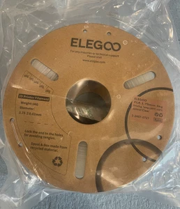 Filament ELEGOO PLA 1,75 mm pour imprimante 3D FDM 1 KG/2,2 LB transparent - Photo 1/2
