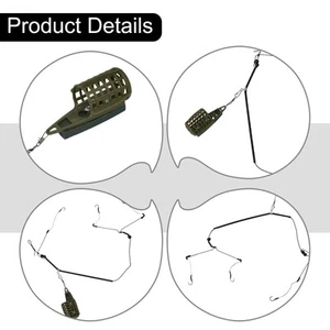 Panier d'alimentation innovant pour pêche à la carpe cage à appâts maximisez - Photo 1/37
