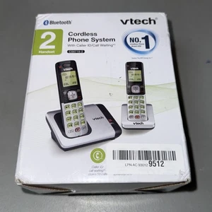 VTech CS6719-2 DECT 6.0 2-Handset Cordless Home Phone Open Box New - Picture 1 of 8