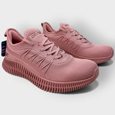 Skechers BOBS GEO Mesh Running Shoes Pink Women 9.5 Lightweight 117417 ROS - Image 1 of 4