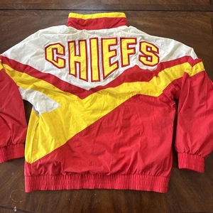 NFL Kansas City Chiefs Pro Line Coat Medium NFL Apex One Jacke Vintage 90er - Bild 1 von 9