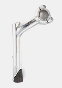 Potencia de manillar Promax para bicicleta para horquilla de 1 1/8 pulgadas Ø 25,4 mm en plata NUEVO - Imagen 1 de 1