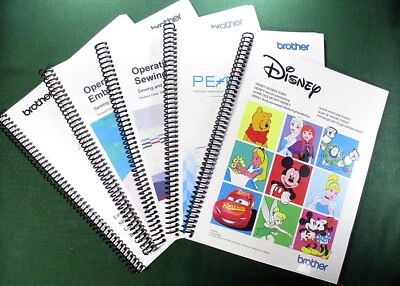 Brother Luminaire Innov-is XP3 / Brother PE Design 11: Complete 5 Manual Bundle!