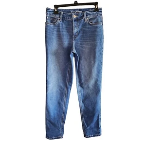 Tommy Bahamas Women’s Jeans Size 29 Slim Boyfriend Blue Mid Rise Stretch - Picture 1 of 11