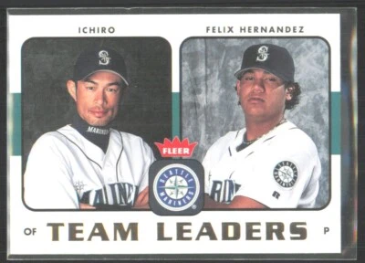 2006 Fleer Team Leaders Ichiro Suzuki/Felix Hernandez Mariners #TL-24 - Image 1 of 2