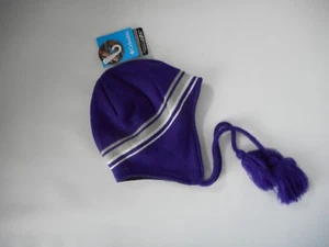COLUMBIA Unisex YOUTH Kids WINTER Lined Peruvian Knit HAT Ear Cap ONE SIZE  NEW - Picture 1 of 3