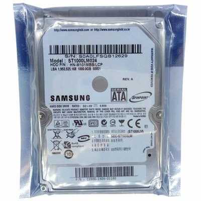 Samsung Seagate ST1000LM024 1TB 5400RPM SATA 2.5" HDD Laptop Notebook Hard drive - Image 1 of 4