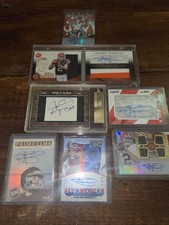 Johnny Manziel  7 Autographed Card Rookie Lot