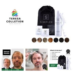 for Men Kit for Full Gray Coverage - Medium Brown Men’s Hair Dye - Easy Hair ... - Picture 1 of 7