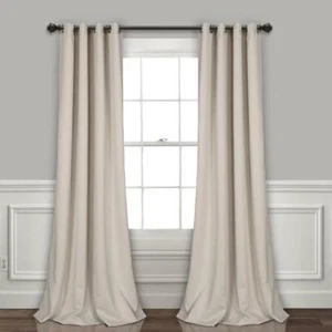 Lush Decor Blackout Insulated Window Curtains - Wheat- 2 Panels (456) - Picture 1 of 1