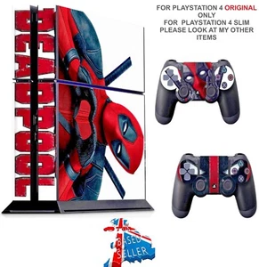 DEADPOOL PS4 PROTECTIVE SKIN DECAL VINYL STICKER WRAP - Picture 1 of 7