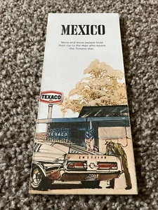 1971 Edition Texaco Mexico Oil Gas Station Travel Road Map~Box JS - Picture 1 of 9