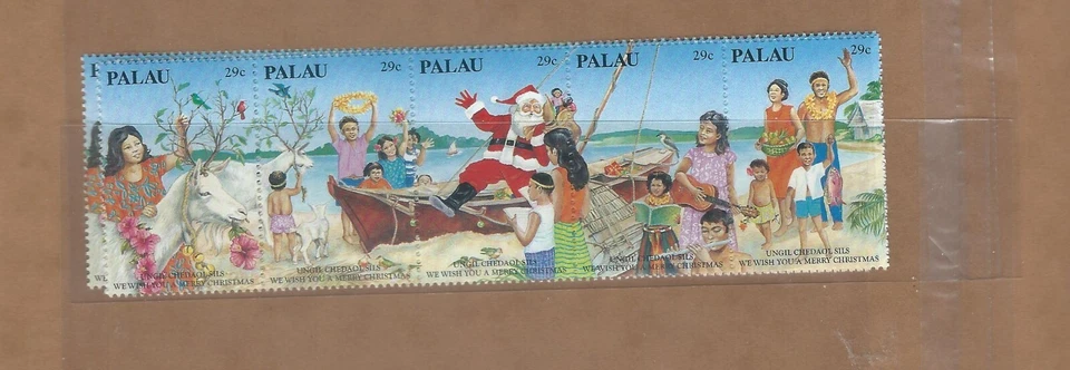 Palau: Scott 317 tira de Navidad) MNH Foto 1 de 1
