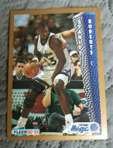 1992-93 Fleer Orlando Magic Basketball Karte #162 Stanley Roberts - Bild 1 von 2