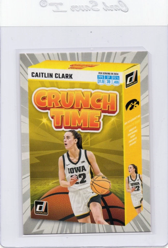 Caitlin Clark 2024 Panini Caitlin Clark Collection Crunch Time #SS CT-2 - Image 1 of 2