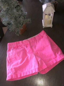 J Crew 🩷 Pink Cotton Chino Shorts Sz 6 - Picture 1 of 3