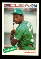 1994 CUBAN LEAGUE # 12 LAZARO JUNCO MINT 1 OF 5,000 PRINTED  90 CENTS SHIPPING