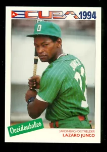 1994 CUBAN LEAGUE # 12 LAZARO JUNCO MINT 1 OF 5,000 PRINTED 90 CENTS SHIPPING - Picture 1 of 4