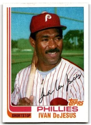 1982 Topps Traded Ivan DeJesus Baseball Cards #27T - Image 1 of 2