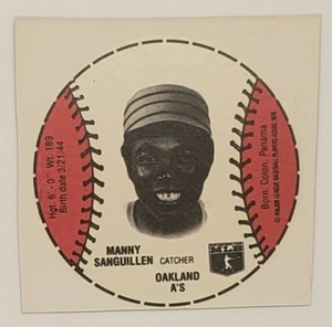Manny Sanguillen Limited Edition Oakland A's 1979 Wiffle Ball Box Panel Disc  - Bild 1 von 12