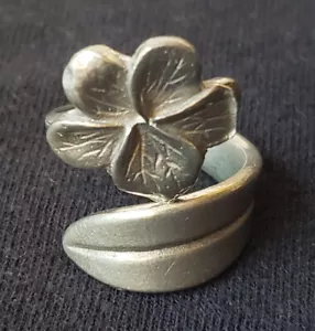 Anello Fiore Viola Placcato Argento - Febbraio SP - Foto 1 di 5