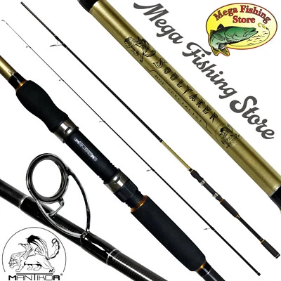 Mantikor NDF Carbon Spin Pro Spinrute - Hecht Zander Barsch Angel Rute Spinnrute