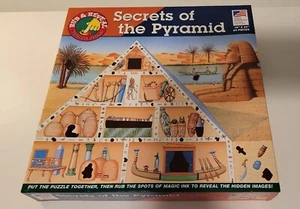 Secrets Of The Pyramid Rub & Reveal Magic Ink Puzzle - Great Condition - Picture 1 of 3