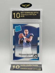 Panini Donruss Optic Texans Deshaun Watson #195 2017 novato graduado como nuevo LRG 10 - Imagen 1 de 2
