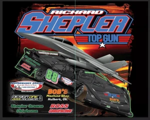 Customized Race Team Racing Enclosed Trailer Rear Door Vinyl Curtains - Picture 1 of 9