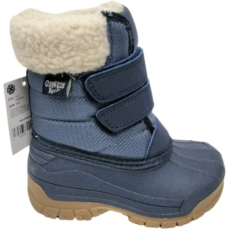 Oshkosh Josh Yule - Niño pequeño (talla 5) - Botas de invierno - Azul marino, marrón - *Nuevo* Foto 1 de 3