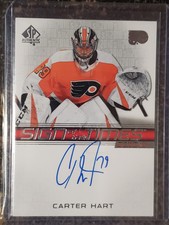 2020-21 SP Authentic CARTER HART Sign of the Times 2010's AUTO! #ST10-CH RARE!