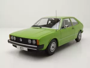 VW Scirocco 1 Gti 1976 Verde Chiaro Metallico Modellino Auto 1:18 KK Scale - Foto 1 di 9